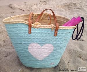 Puzzle τσάντα για την παραλία